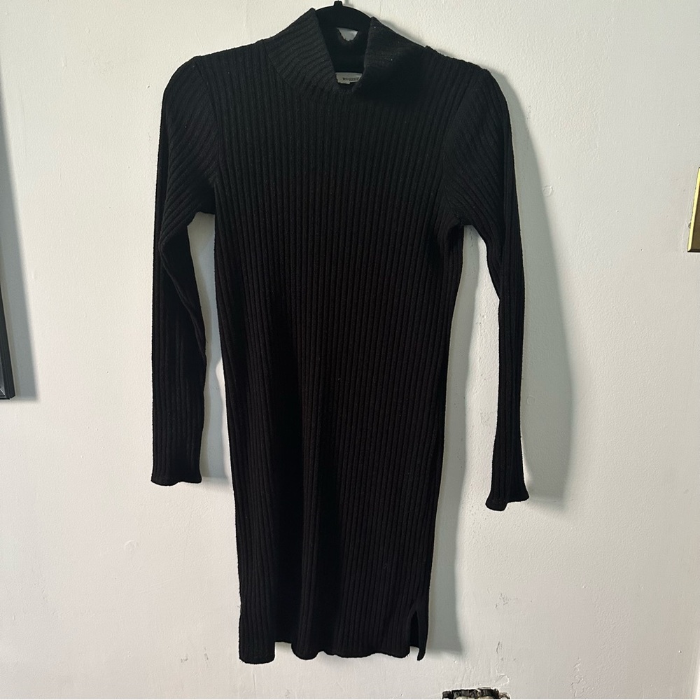 Wilfred Ribbed Mini Sweater Dress